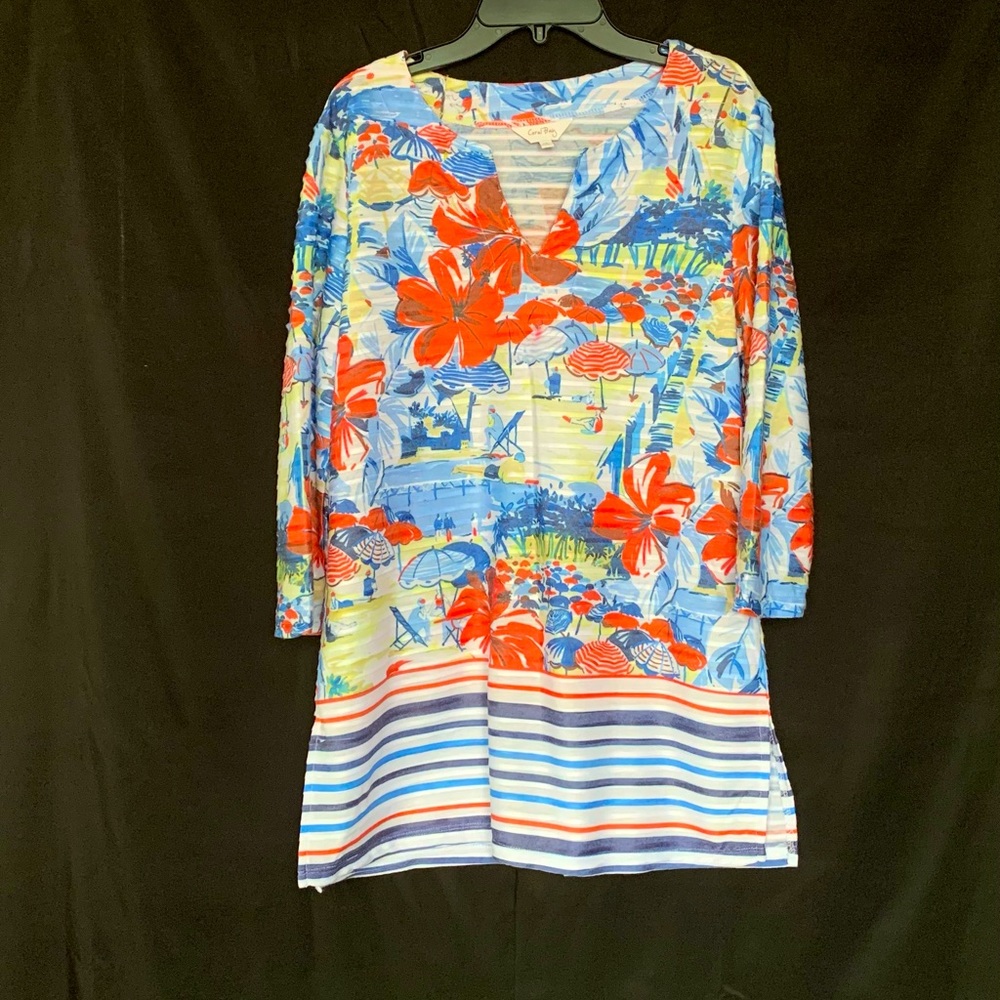 NWT Coral Bay 3/4 Sleeve Tunic